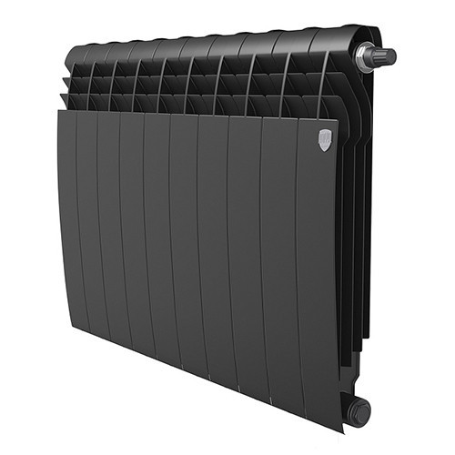 Радиатор биметаллический Royal Thermo BiLiner 500 VR (10 секций) Noir Sable 1