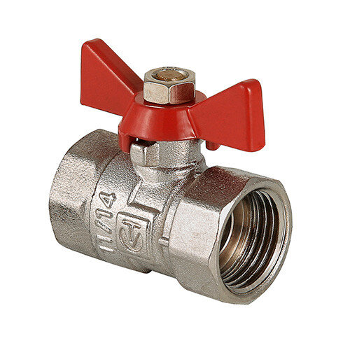 Кран шаровой VALTEC COMPACT 1/2" Ду15 Ру40 с внутренней резьбой VT.092.N.04