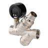 Редуктор давления VALTEC VT.082.N.05 3/4'' DN 20 PN 16 поршневой, прямого действия, с фильтром и манометром, латунный с никелевым покрытием 6