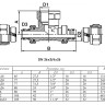 Тройник переходной VALTEC VTm.332 ВР 3/4" DN 26x20x26 PN 10 латунный никелированный 2