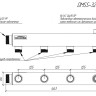 Коллектор распределительный GIDRUSS DMSS-32-25x4 4-х контурный НР 1 1/4"x1" Ду 32 Ру 6 магистральный 2
