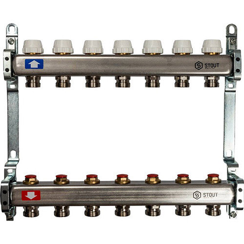 Коллектор STOUT без расходомеров 7 выходов