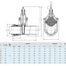 Задвижка HAWLE 4027E2 DN 100/118 PN 16 раструбная клиновая чугунная с обрезиненным клином стандарта VRS 4