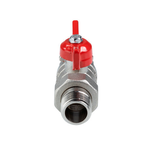 Шаровой кран VALTEC СТАНДАРТ 3/4" Ду20 Ру40 никелированный c полусгоном VT.127.N.05 4