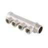 Коллектор распределительный VALTEC VTc.550.N.0504 4 отвода ВР-НР 3/4"x1/2" DN 20 PN 16 без регулировки 1