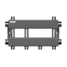 Коллектор распределительный GIDRUSS MKSS-150-2x25 3-х контурный НР 1 1/2"x1" Ду 40 Ру 6 модульный 1