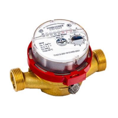 Счетчик для горячей воды Тепловодомер ВСГ-15-02 (110 мм) крыльчатый одноструйный резьбовой