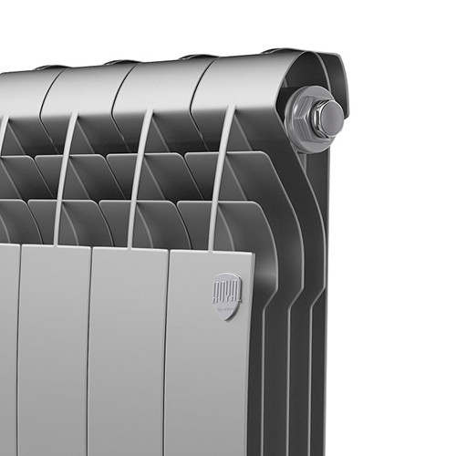 Радиатор биметаллический Royal Thermo BiLiner 350 (4 секции) Silver Satin 4