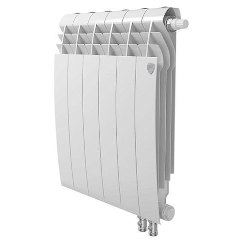 Радиатор биметаллический Royal Thermo BiLiner 500 V (6 секций) Bianco Traffico 1
