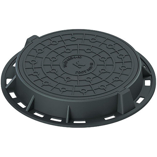 Люк чугунный тяжелый магистральный ТМ(Д400)-В-1-60 для водопровода ГОСТ 3634-2019