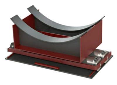 Опора Т20.12 Ду 1420 мм Серия 4.903-10 выпуск 5 двухкатковая