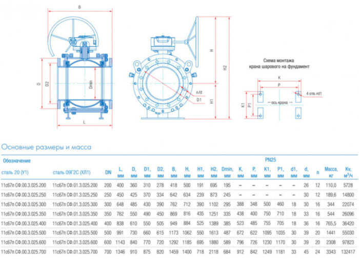 Кран шаровой Маршал 11с67п GAS PRO СФ.00.3 DN 400 PN 25 полнопроходной фланцевый