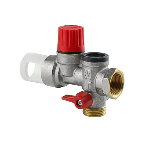 Группа безопасности VALTEC VT.461.NC.05 3/4'' DN 20 PN 10 для бойлера, латунная с никелевым покрытием