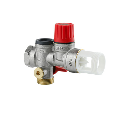 Группа безопасности VALTEC VT.461.NC.05 3/4'' DN 20 PN 10 для бойлера, латунная с никелевым покрытием 6
