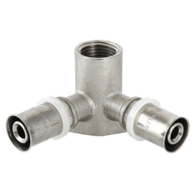 Водорозетка VALTEC VTm.234 ВР 1/2" DN 16x15 PN 10 латунная никелированная