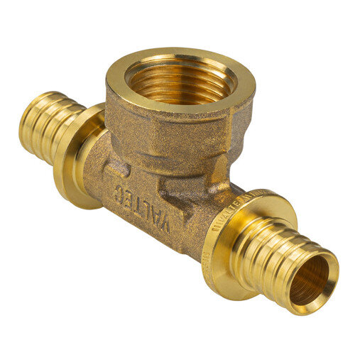Тройник переходной VALTEC VTm.432.G ВР 3/4" DN 25x20x25 PN 16 латунный