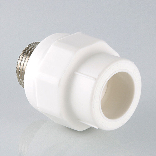 Переходник VALTEC VTp.701 НР 3/4" DN 25x20 PN 25 полипропиленовый комбинированный