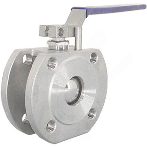 Кран шаровой Benarmo 4210RA DN 15 PN 40 нерж SS316 межфланцевый неполнопроходный под электропривод с рукояткой