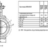 Затвор дисковый поворотный ABRA BUV-VF 866 DN 400 PN 16 межфланцевый с голым штоком 2