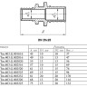 Переходник VALTEC VTm.403.G DN 25x20 PN 16 латунный 2