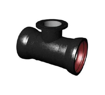 Тройник ТРФ Ду 800х700 ВЧШГ ГОСТ 5525-88 чугунный раструб-фланец