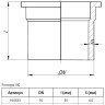 Переход для труб и фитингов бесшумный PP-MD Ostendorf Skolan Safe SK DN 70 (Skolan/HT) 2