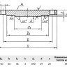 Заглушка 1-600-25 12Х18Н10Т АТК 24.200.02-90 нержавеющая фланцевая Ду600 Ру25 2