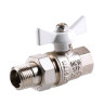 Кран шаровой VALTEC BASE 3/4" Ду20 Ру40 с полусгоном VT.227.NW.05 2
