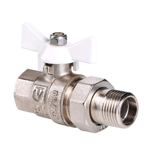 Кран шаровой VALTEC BASE 3/4" Ду20 Ру40 с полусгоном VT.227.NW.05 1