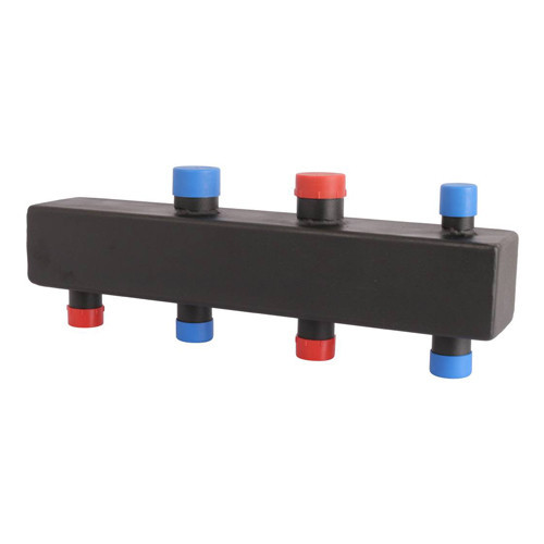 Коллектор распределительный ROMMER RDG-0016-004002 2-х контурный НР 1"x1 1/4" Ду 32 Ру 4 без теплоизоляции 1