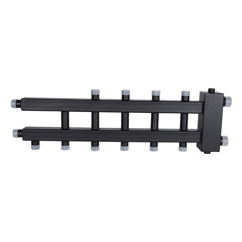 Коллектор распределительный ROMMER RDG-0060-024036 6-ти контурный НР 1 1/4" Ду 32 Ру 4 дублёр компакт с гидравлическим разделителем 2