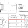 Сальник нажимной С-1 Ду 89 L=500 мм 5.905-26.08.1-7.02 2