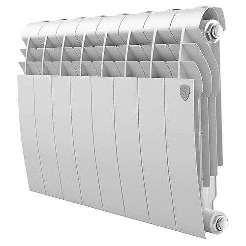Радиатор биметаллический Royal Thermo BiLiner 350 (8 секций) Bianco Traffico