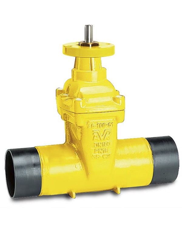 Задвижка AVK 46/78 DN 200 PN 16 с длинными сварными патрубками 1