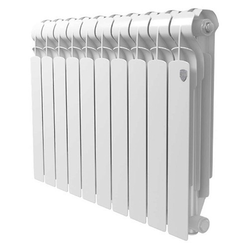 Алюминиевый радиатор Royal Thermo Indigo 500 - 10 секц. RAL9016
