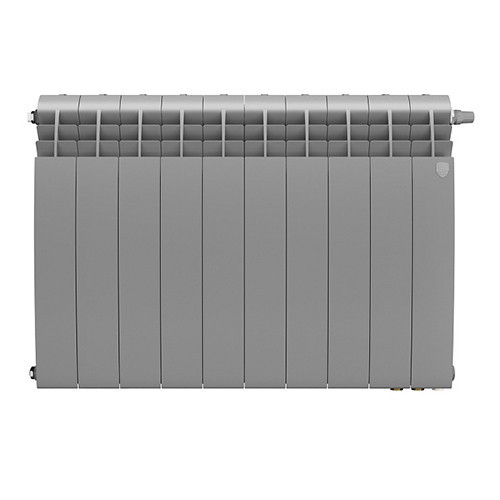 Радиатор биметаллический Royal Thermo BiLiner 500 VR (10 секций) Satin Silver 1