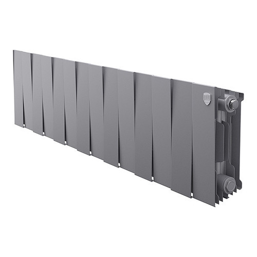 Радиатор биметаллический Royal Thermo PianoForte 200 (14 секций) Silver Satin 1