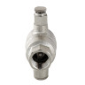 Клапан обратный VALTEC VT.171.N.04 1/2" DN 15 PN 40 пружинный резьбовой, с дренажем и воздухоотводчиком, латунный с никелевым покрытием 3