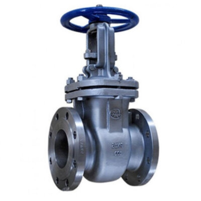 Задвижка 30нж41нж Ду125 Ру16 фланцевая клиновая нержавеющая сталь под штурвал