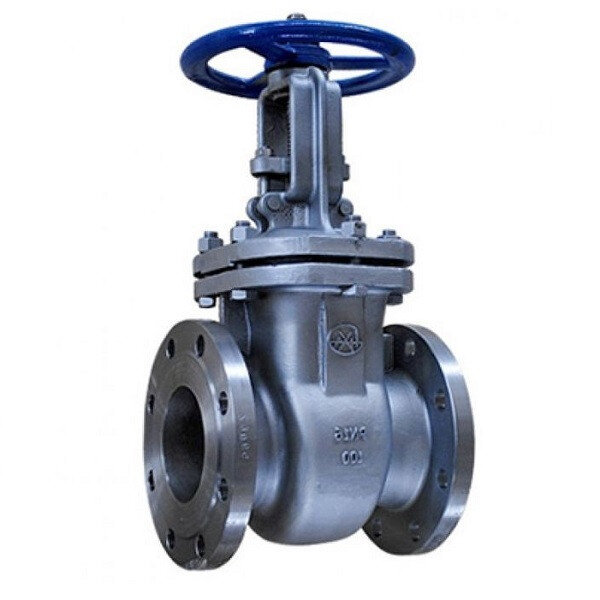 Задвижка 30нж41нж Ду125 Ру16 фланцевая клиновая нержавеющая сталь под штурвал