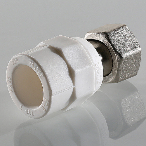 Переходник VALTEC VTp.708.K ВР 1/2" DN 20 PN 25 конус полипропиленовый комбинированный