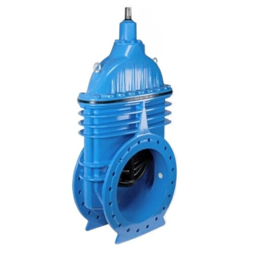 Задвижка HAWLE 4000E2 DN 500 PN 10 фланцевая клиновая чугунная с обрезиненным клином разборная