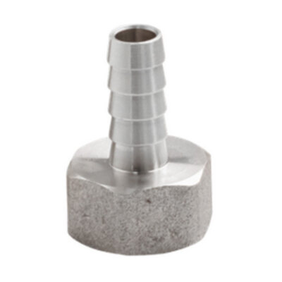 Штуцер для шланга VALFEX VF.654 ВР 1/2" Ду 15x20 Ру 40 никелированный латунный