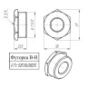 Латунная футорка VALTEC 1 1/2" х 3/4" VTr.581.N.0805 5