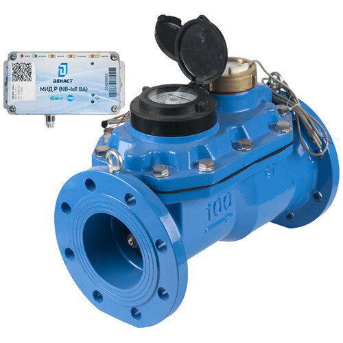 Счетчик комбинированный Декаст СТВК 1 100/20 ДГР (МИД Р NB-IoT, IP68) однокорпусный