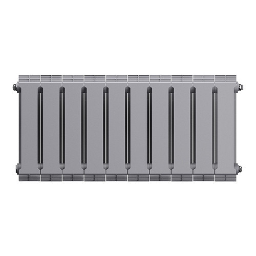 Радиатор биметаллический Royal Thermo PianoForte 300 (10 секций) Silver Satin 3