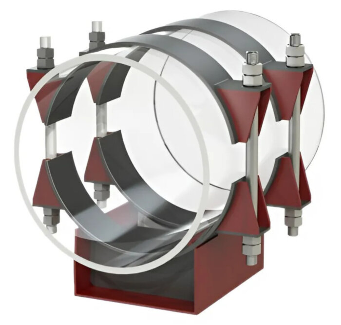 Опора Т17.34 Ду 820 мм Серия 4.903-10 выпуск 5 скользящая диэлектрическая