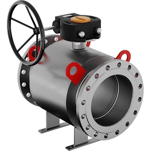 Кран шаровой Маршал 10нж45фт-01 2ЦФ.01.3 DN 350/300 PN 16 стандартнопроходной фланцевый