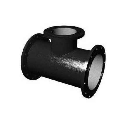 Тройник ТФ Ду 450х350 ВЧШГ ГОСТ 5525-88 чугунный фланцевый