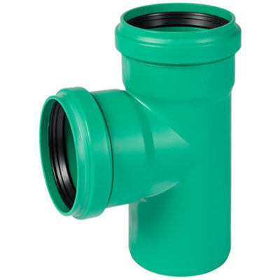 Тройник канализационный PP-MD Ostendorf KG2000EA DN 250/250х87° усиленный